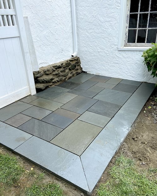 Picture of a stone patio